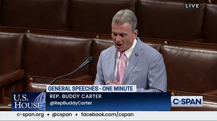 Rep. Buddy Carter 1-Minute Speech Honoring Gordon ...