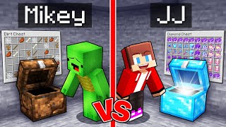 Mikey Chest vs JJ OP Chest Survival Battle in Minecraft (Maizen)