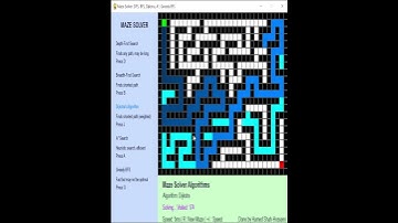 Maze Solving by Search Algorithms: A comparison #maze #search #algorithm #ai #python #demo
