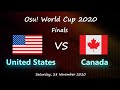 osu! World Cup 2020 Finals: United States vs Canada