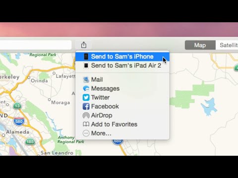 How to Send Map Directions from Mac to iPhone!