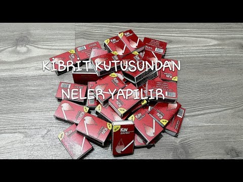 Video: Kibrit Kutusundan Neler Yapılabilir