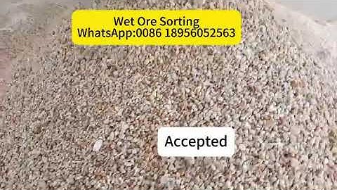 Wet Ore Sorting Machine /Mining Sorting / Mineral Sorting/--WhatsApp:+8618956052563#colorsorter