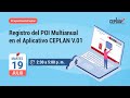 #CapacitaciónCeplan Registro del POI Multianual en el Aplicativo CEPLAN V.01