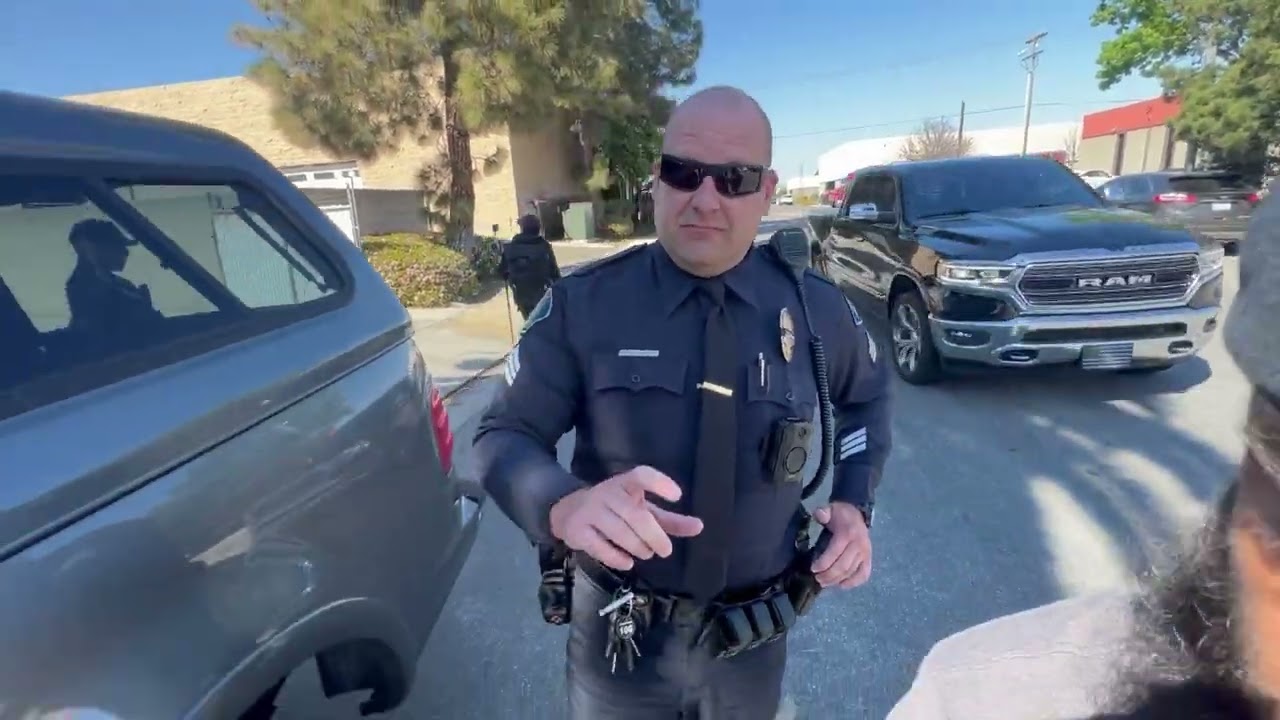 (ID REFUSAL) COP TRIED TO I.D AND FAILED #IRVINEpolice #sgvnews