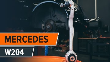 How to change front suspension arm on MERCEDES W204 [TUTORIAL AUTODOC]