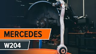 How to replace Track control arm on MERCEDES-BENZ C-CLASS (W204) - video tutorial