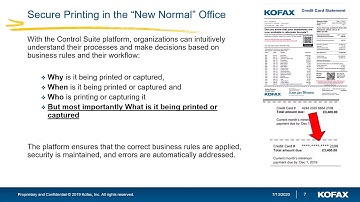 Kofax Business Connect - Secure, Automated, Distributed Capture
