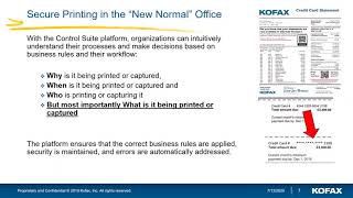 Kofax Business Connect - Secure, Automated, Distributed Capture