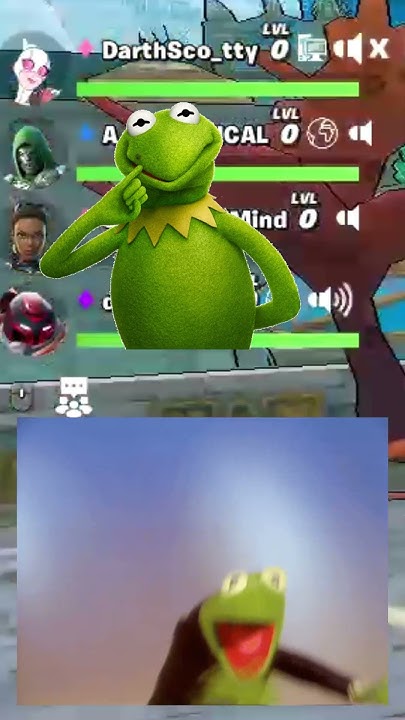 does this Fortnite player sounds like KERMIT? #fortnite #player #