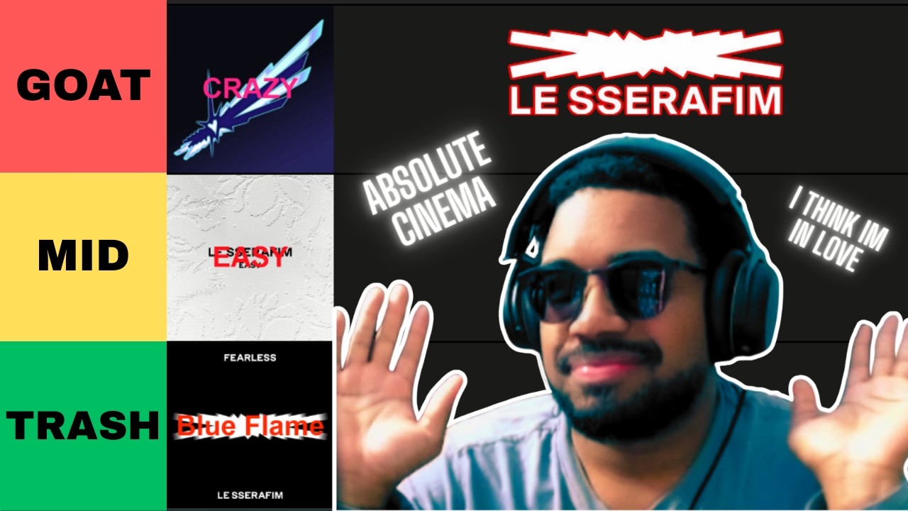 RANKING LE SSERAFIM SONGS AS A KPOP NEWBIE!!! (CRAZY + SPAGHETTI + BLUE FLAME + EASY)