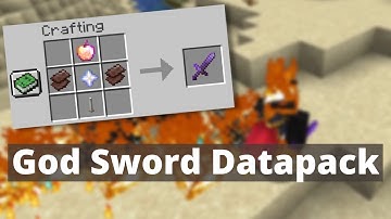 Minecraft God Sword Datapack (1.18.X)