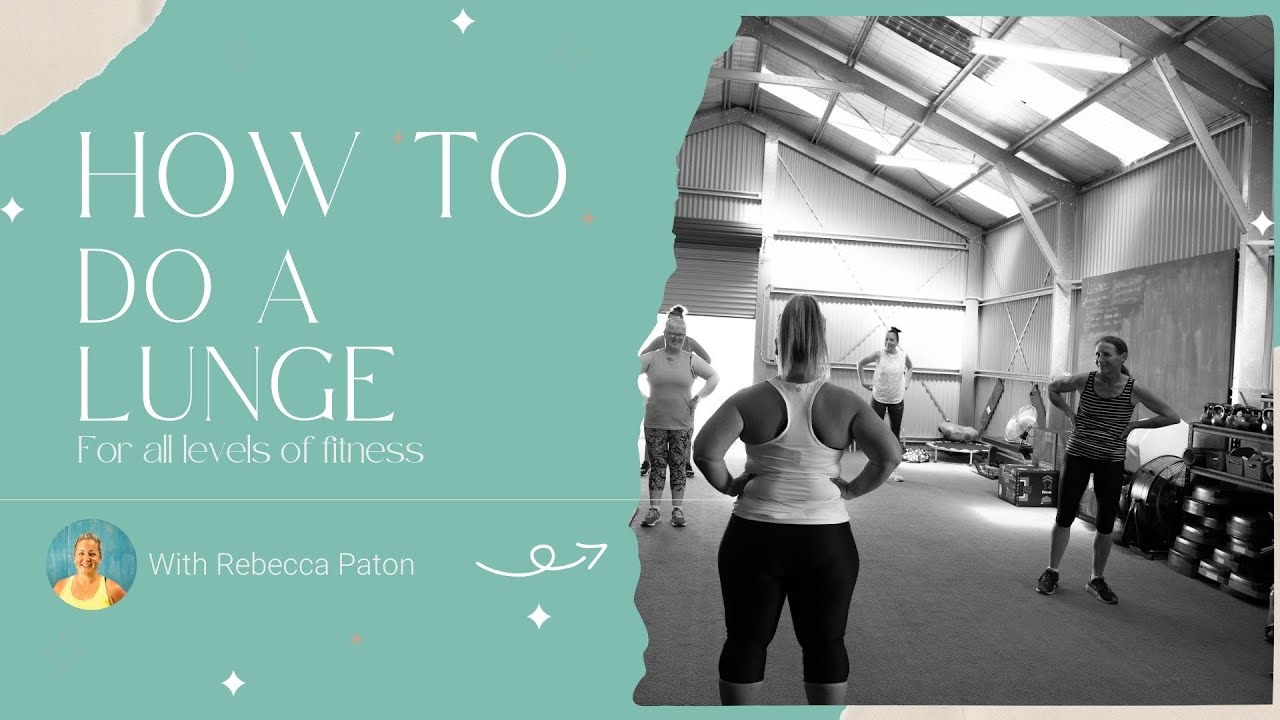 How to do a Lunge - YouTube