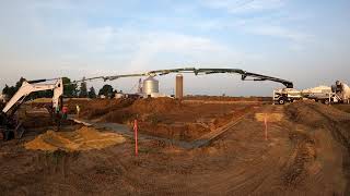 20,000 sq ft AG building footings