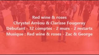 Red wine & roses - Country line dance - Workshop chez Country Dancing (1er février 2025)