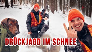 DRÜCKJAGD im Schnee - Sächsische Schweiz | Niklas on fire