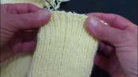 Extra Stretchy, No Flare Bind Off for Ribbing, Continental  (Lori