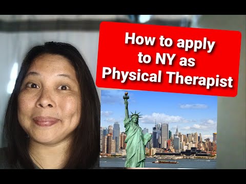 How to apply to New York as foreign-educated physical therapist