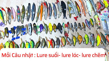 Mồi Câu Nhật:  Mồi Lure Lóc, Chẽm, Lure Ghềnh, Mồi Lure Suối, Minnow, Pop, Vibiration - video 256