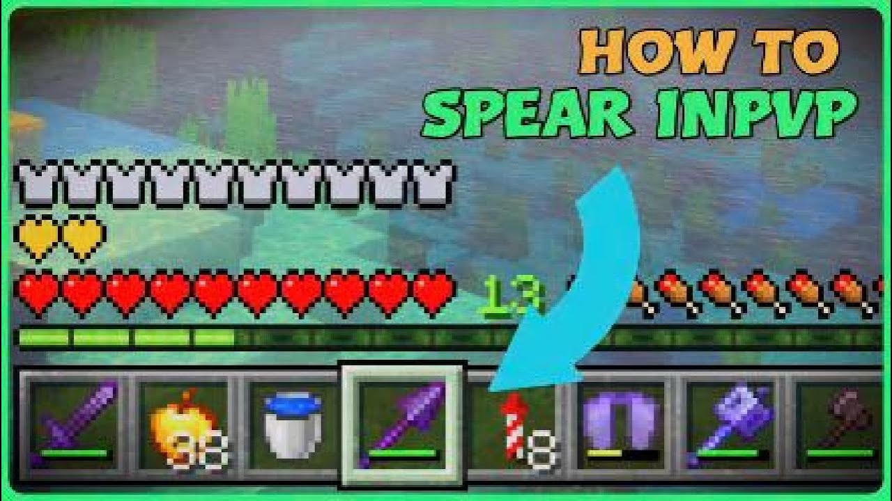 Spear Minecraft Java How to use the minecraft Spear in PVP, TO THE FULLEST! In BEDROCK ...