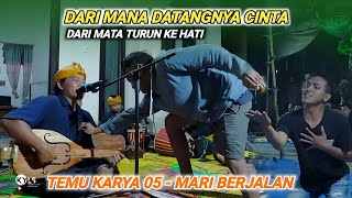 Cilokaq Temu karya 05 - Mari berjalan ( Dari mana datangnya cinta dari mata turun ke hati )