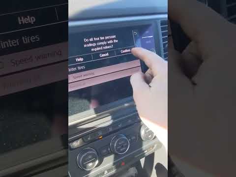 2020 2019 Volkswagen Atlas TPMS reset