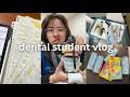 realistic dental student study vlog thumbnail
