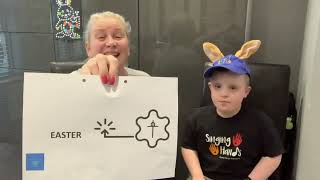 Makaton for ‘EASTER’ 🐣✝️