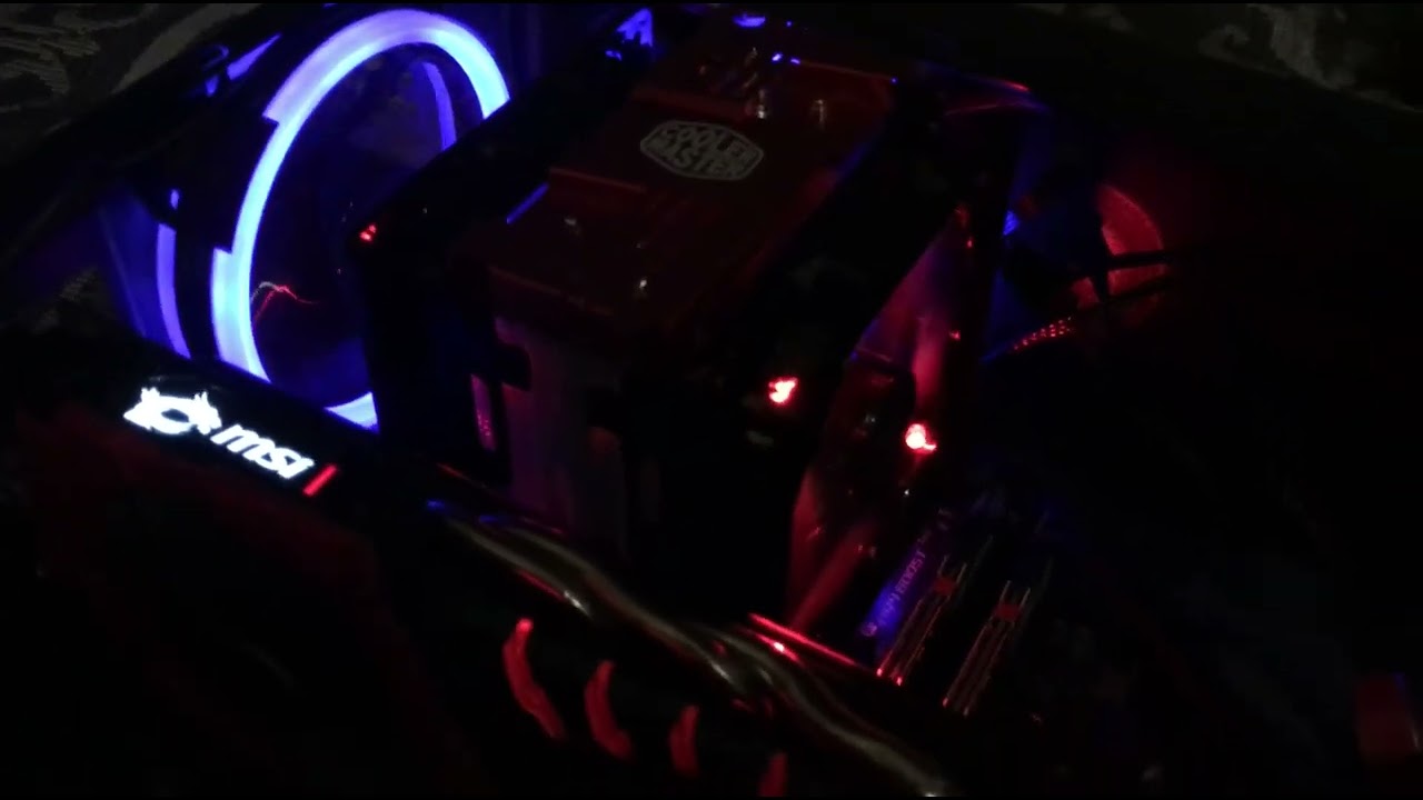 Первый запуск Cooler Master Hyper 212 LED Turbo