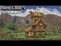 Minecraft  wooden survival house tutorial how to build