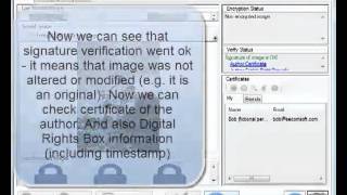 JPEG image signature verification using X.509 certificates