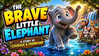 🌟 The Elephant Who Conquered His Fear | Moral Story for Children