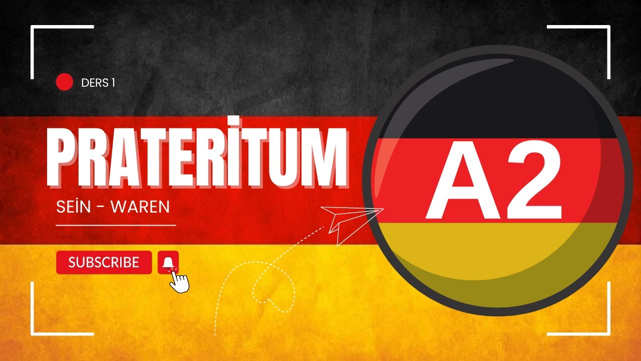 Ders 1 Almanca A2 / Präteritum  #almancaogreniyorum #almanya #deutsch #deutschkurs #deutschlernen