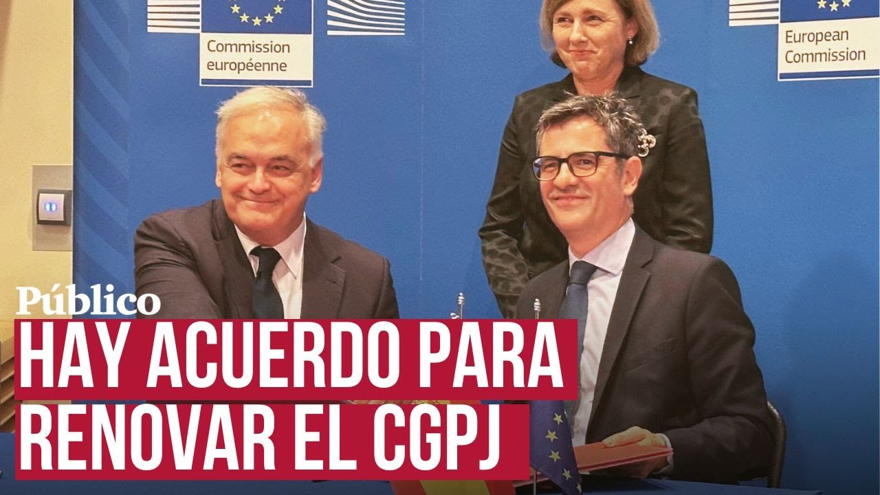 PSOE y PP cierran un acuerdo para renovar el CGPJ tras cinco años ...