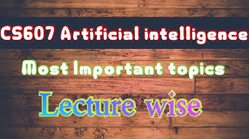 CS607 Artificial Intelligence, The Green Zone, Green,  Final term topics, most important topics