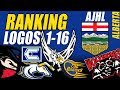 AJHL Logos Ranked 1-16