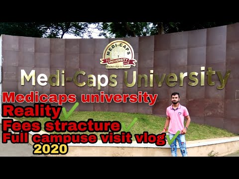 Medicaps University indore(full review vlog) Admission 2020 fee structure placement compus visit