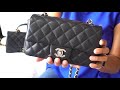Chanel 21S mini with top handle vs 2017 24 series mini rectangular in caviar leather