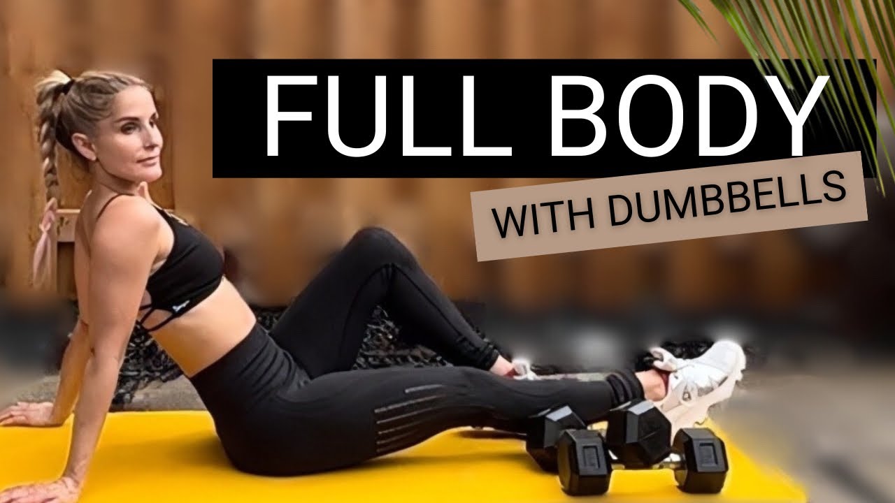 NO JUMPING Full Body Workout | With Dumbbells | Low Impact - YouTube