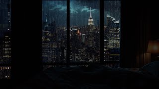 Urban Rainfall Serenity: Ambient Sounds for Deep Sleep & Relaxation | Cityscape Zen Refuge