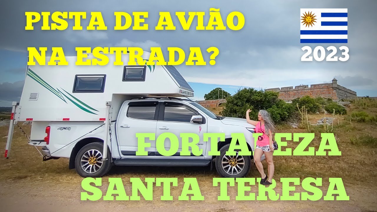 👊SEGREDOS DO URUGUAI: de camper sobre uma pista de avião e a FORTALEZA DE SANTA TERESA Ep 1/3| SOBPM