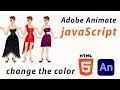 Adobe Animate CC 2022 TUTORIAL - interactive banner - Dress Up Game - JavaScript in HTML5 canvas.