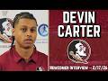 Devin Carter Newcomer Interview 2-17-26 | FSU Football | Florida State Football | Warchant TV