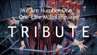 We Are Number One but it's a one-line multilanguage (Tribute)