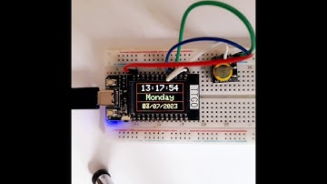Display Time on TTGO T-Display from DS3231 RTC