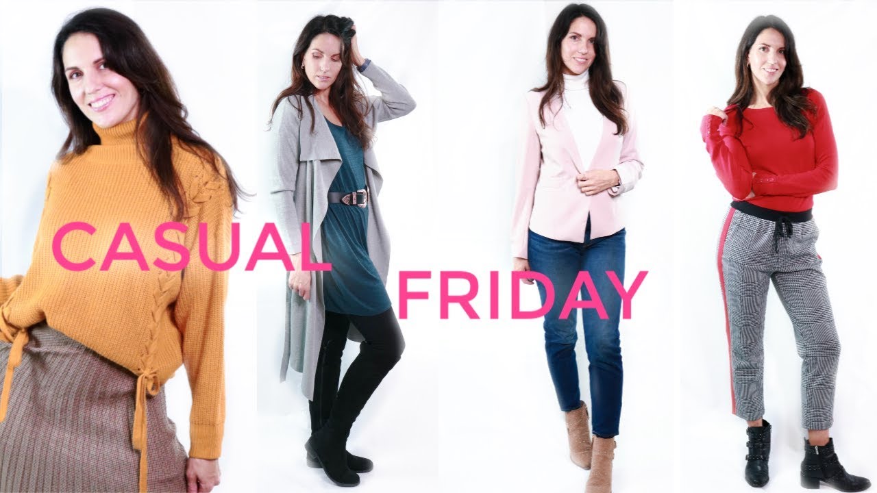 CASUAL FRIDAY WORK OUTFIT IDEAS FOR THE OFFICE - YouTube
