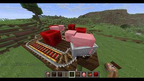 Build a Working Carousel in Minecraft (With Pigs🐷!)