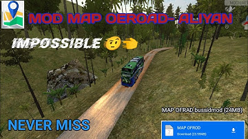 Mod Map Bussid|How To Add Map Mod in Bus Simulator Indonesia| Off Road Map Mod For Bussid #Mapmod