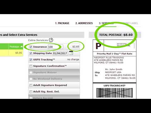 Copy Systems - Selecting a postage rate and extra services - step3