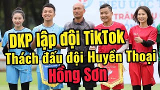 Đỗ Kim Phúc lập đội TIKTOK thách đấu Team Huyền Thoại Hồng Sơn đá bóng sân 7 cho Điều Ước Thể Thao